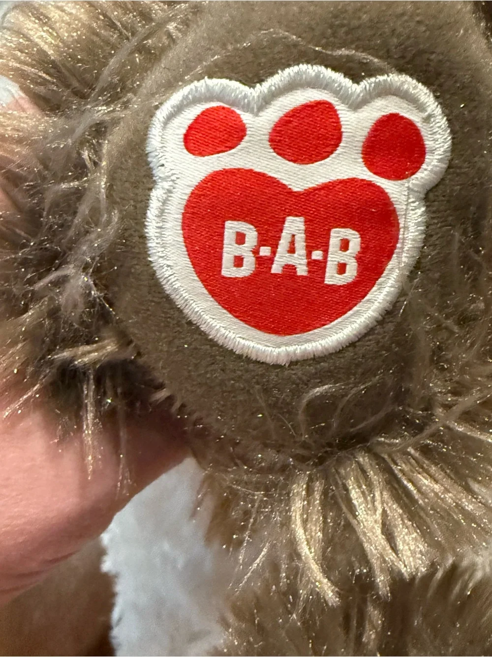Build-A-Bear Plush Siamese-Style Cat in Cream, Brown and Blue
